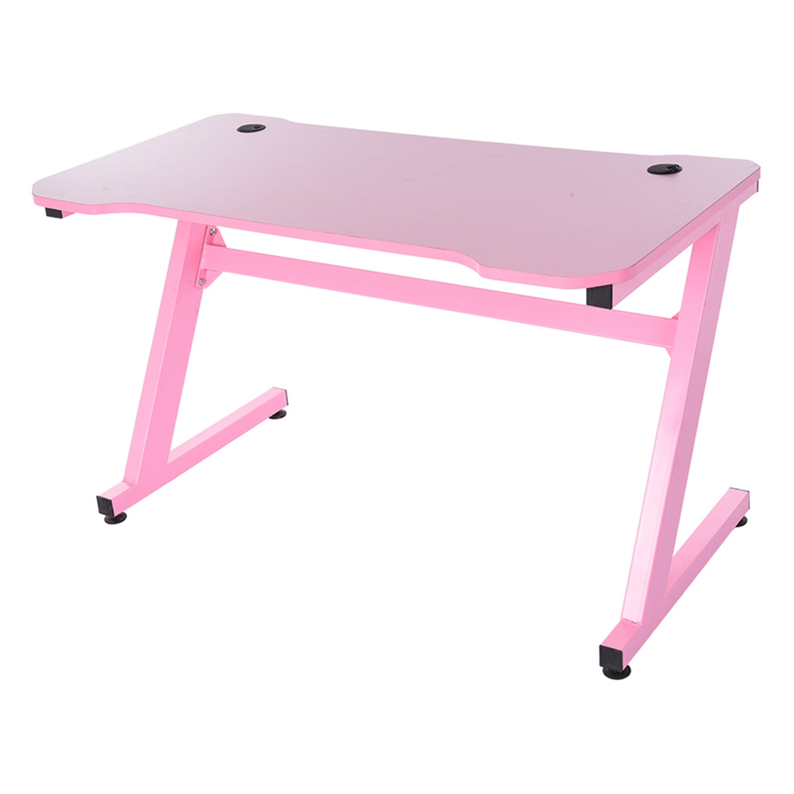 Gaming Desk 47.2 Inches Home Office Computer Table, Pink Gamer Workstation