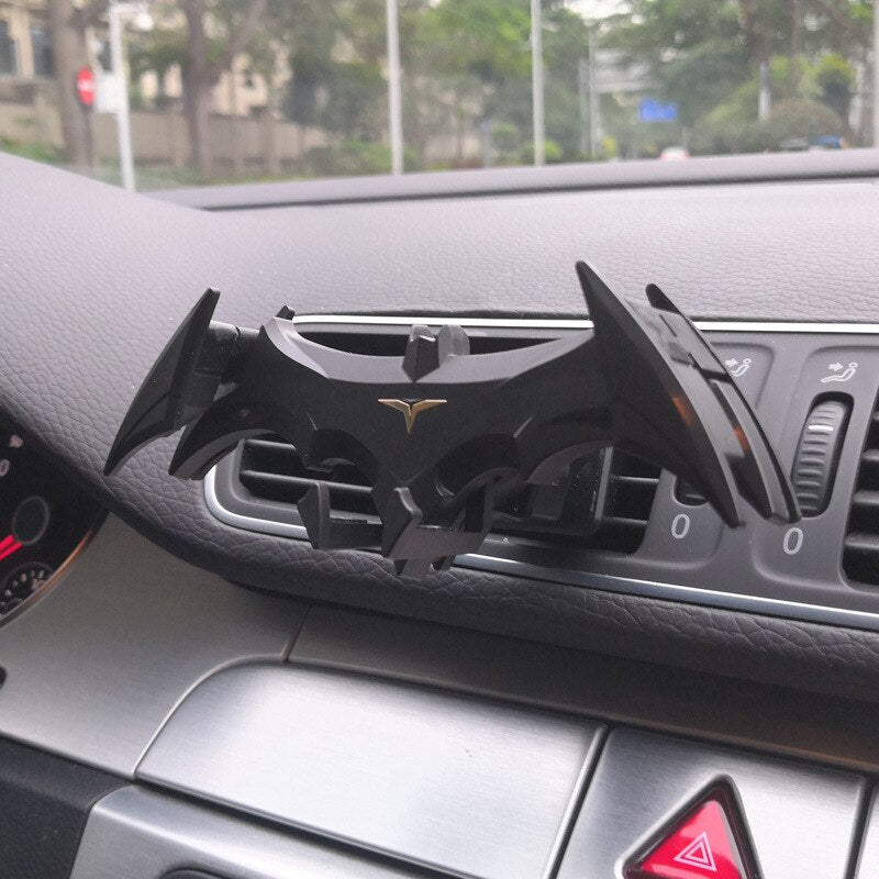 Cool Batman Phone Holder In Car Air Vent Clip Mount Mobile Phone Holder