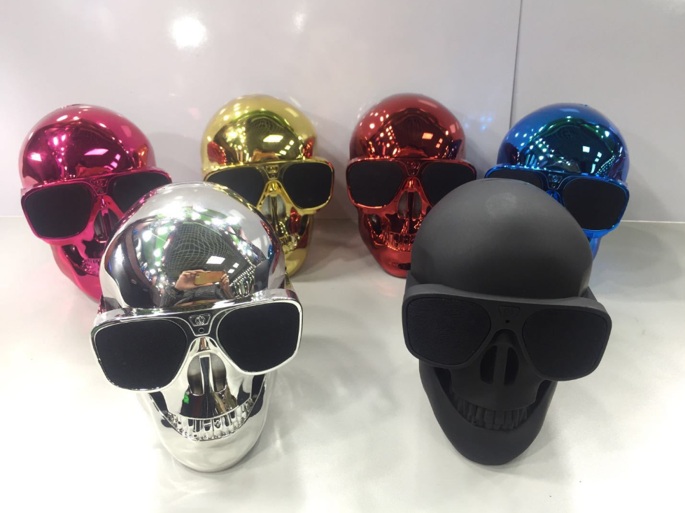 SKULL Wireless Bluetooth Speaker Sunglass Skull Speaker Mobile Subwoofer Multipurpose Speaker Dropshipping