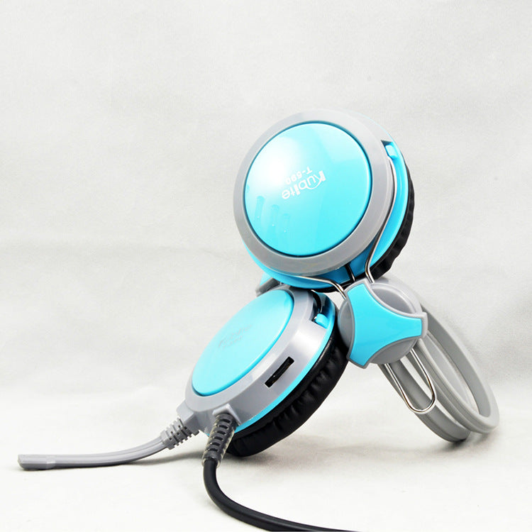 Explosive Internet Cafe Headphones Anti-explosive Power Vacuum Microphone Headset Subwoofer Headset With Microphone