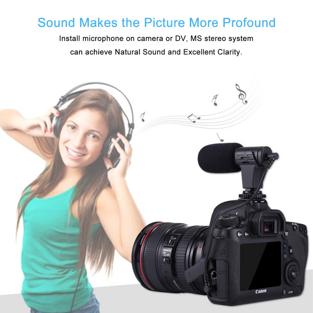 Photo recording microphone