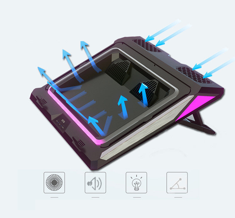 Supercharged Pressure Air Cooling Notebook Cooling Base