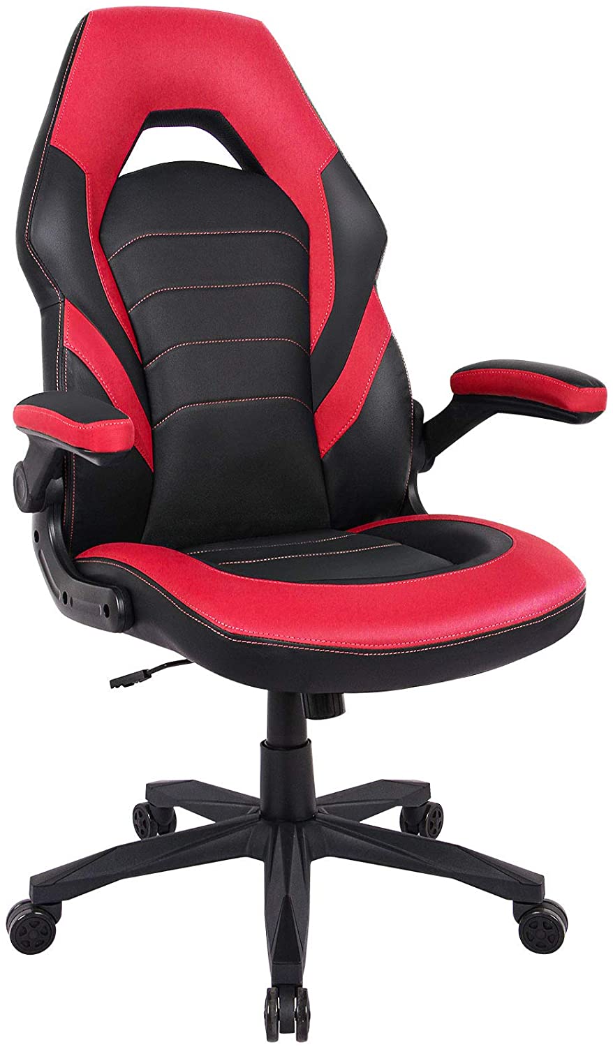 Aidoly Gaming Chair Racing Computer Desk Executive Office Chair, 360 degree Swivel Flip-up Arms Ergonomic Design for Lumbar Support Women Men Adults