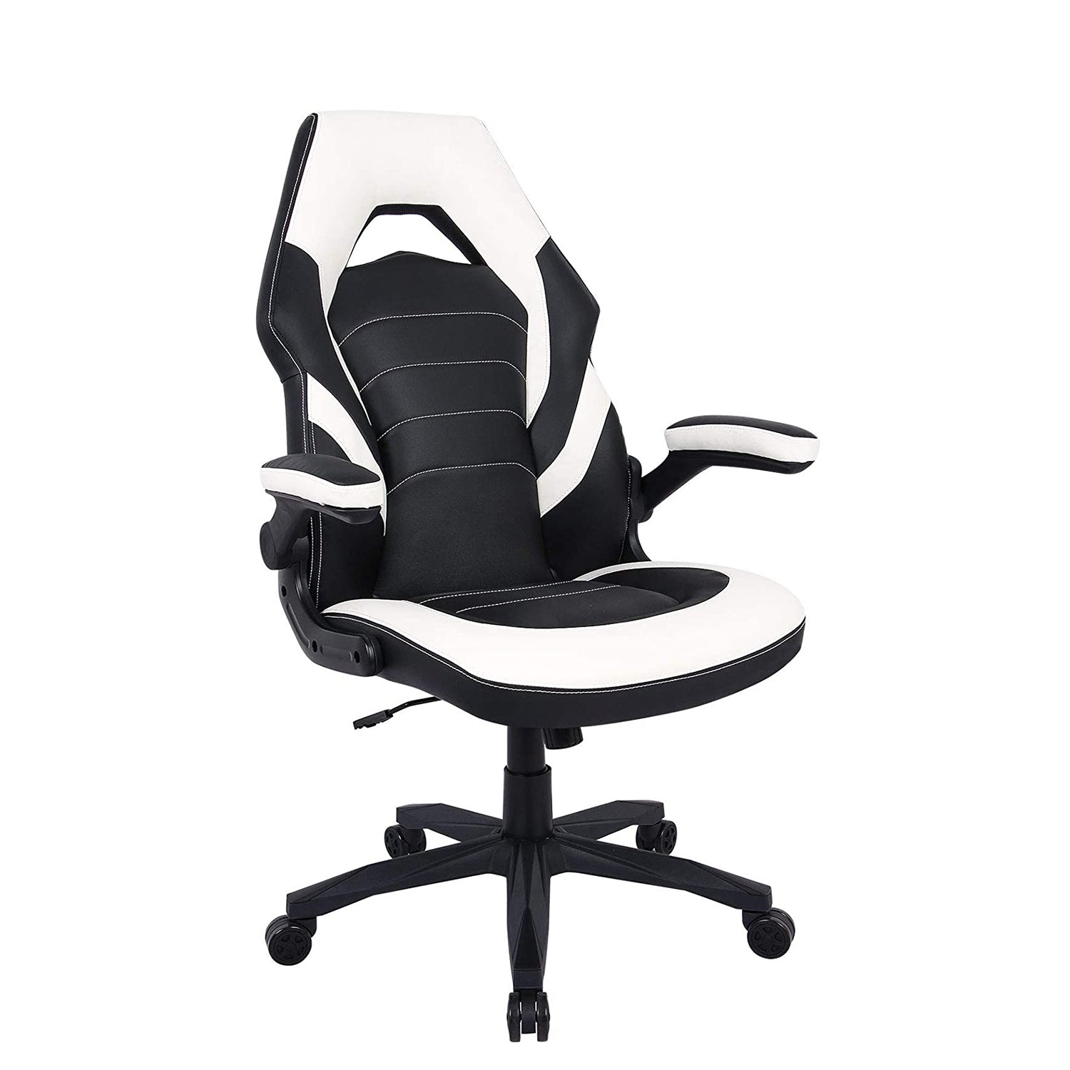 Aidoly Gaming Chair Racing Computer Desk Executive Office Chair, 360 degree Swivel Flip-up Arms Ergonomic Design for Lumbar Support Women Men Adults